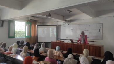 كلية الاقتصاد المنزلي جامعة الأزهر : ورشة عمل بعنوان " إعادة تدوير بقايا الأقمشة والمخلفات بألسلوب التشكيل على المانيكان لتحقيق الاستدامة"