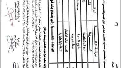 كلية الشريعة والقانون بتفهنا الأشراف بالدقهلية: جداول امتحانات الفصل الدراسي الأول (2024 /2025) للكلية والمعهد