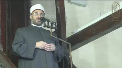 خطيب الجامع الأزهر: مواقف مصر بشعبها وأزهرها في الدفاع عن حق الشعب الفلسطيني ينتصر لعقيدتنا وإنسانيتنا